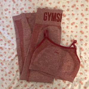 gym shark matching workout set